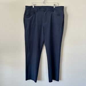 TravisMathew Open to Close Pants Mens Navy Blue Performance Golf Trousers 42x30
